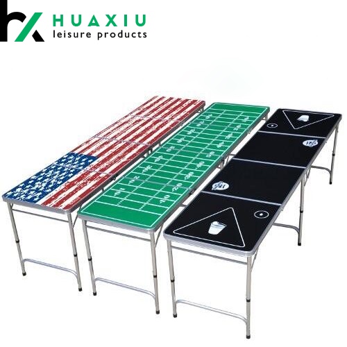 8ft camping tailgate table cheap beer pong table