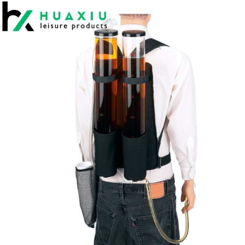  Beer-Tower-Beverage-Dispenser-Backpack-Double-Tube-Camping-House-Party-Concert 