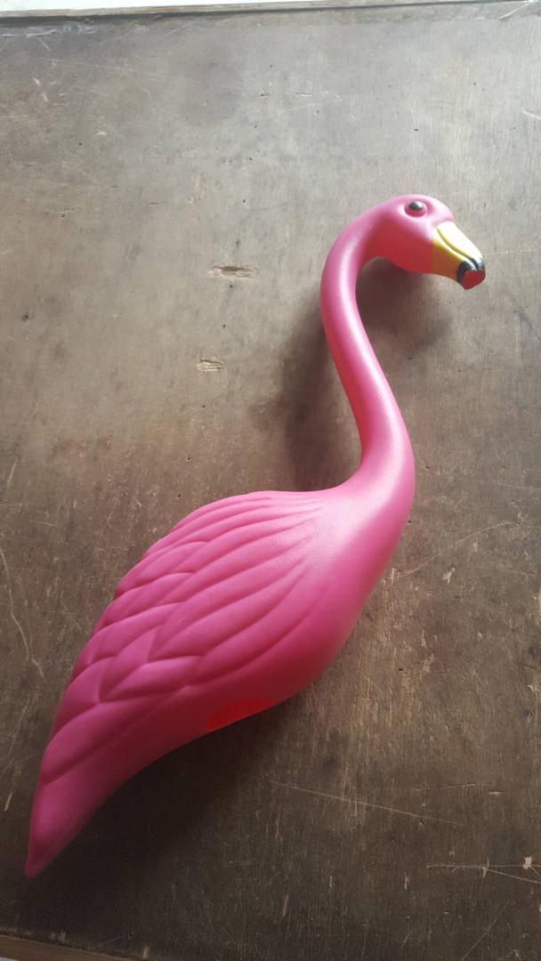 flamingo bird beer bong funnel