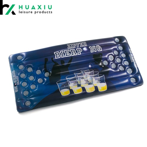 inflatable beer pong table floating PVC beer pong table