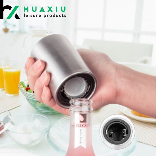 automatic bottle opener stainless steel and plastic