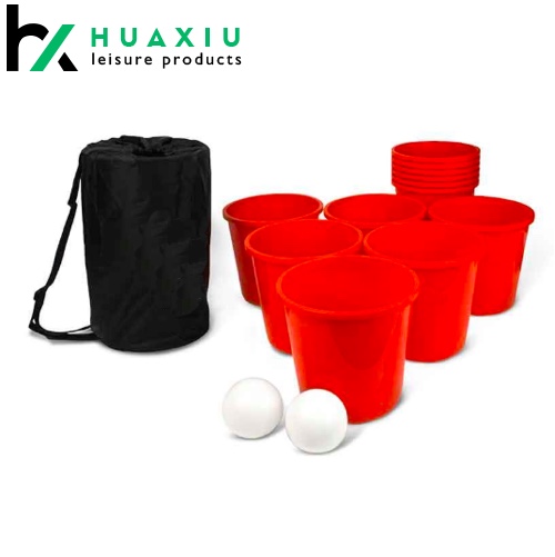 giant yard pong game--outdoor tailgate toss game