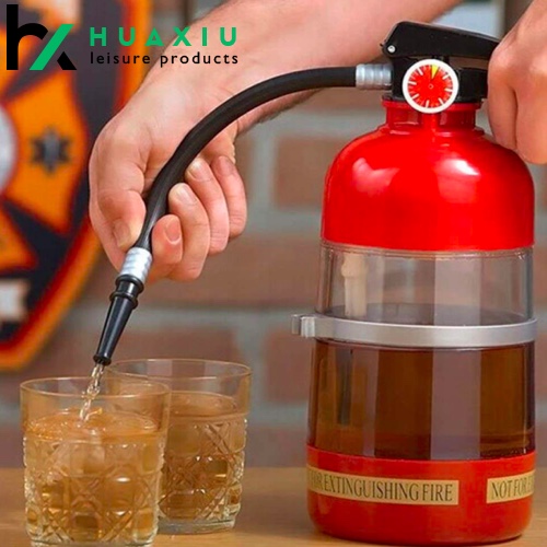 fire fighting extinguisher beer tower dispenser for cocktail party