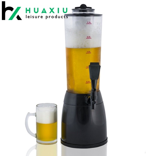 beer tower dispenser with inner cooler