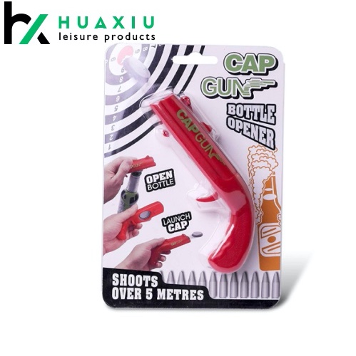 Cap Gun Launcher Shooter Bottle Opener,Beer Openers - Shoots Over 5 Meters (
