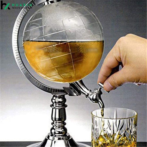Globe Drink Dispenser Beverage Pump Machine Beer Wine Liquor Canister Bar Tap